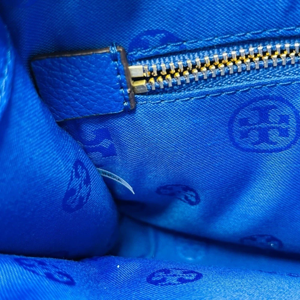 New TORY BURCH Blue Bombe T Combo Crossbody Bag